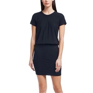 Standard James Perse • Women’s Navy Crew Neck Cotton Mini T-Shirt Dress Size 2